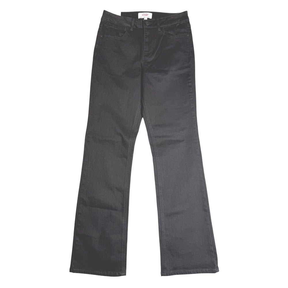 NWT‎ Wrangler High-Rise Bootcut Free To Stretch Black Jeans Women 4/27
